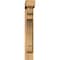 Ekena Millwork Olympic Block Smooth Bracket w/ Offset Brace, Western Red Cedar, 5 1/2"W x 24"D x 36"H BKT0604X24X36OLY05SWR - alternate 3
